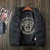 versace giacca matelassee paris big logo